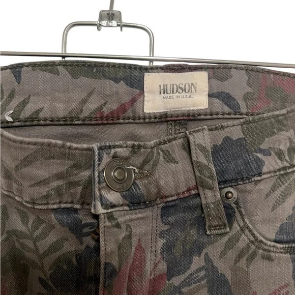 Hudson Krista Printed Super Skinny in Bramble Size 26 jeans women designer - Picture 6 of 7